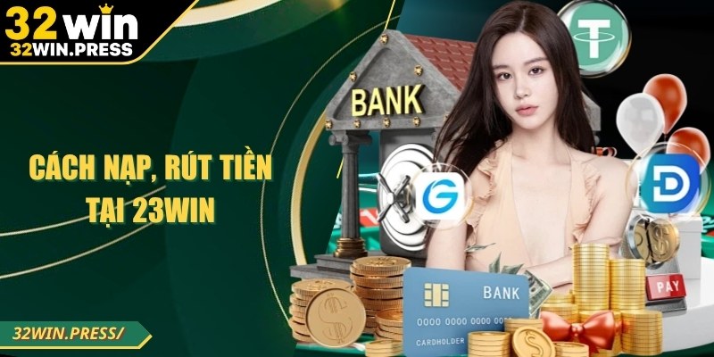 Cách nạp, rút tiền tại 32WIN