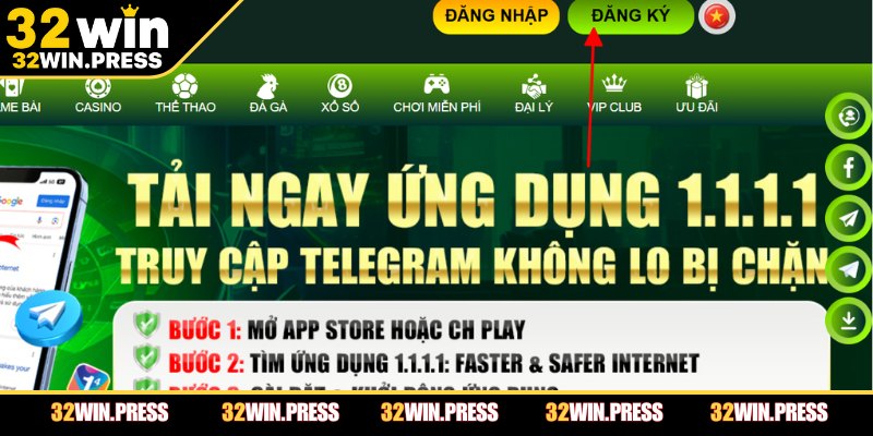 Lý do nên đăng ký 32WIN